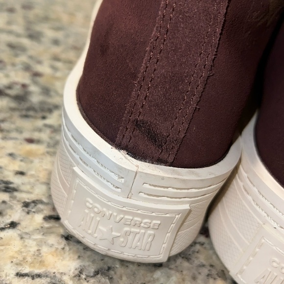 CONVERSE Burgundy Chuck Taylor All Star Modern Lift Sneakers - Picture 12 of 12